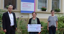 Cafß© Bunt erhält Spende von der Volksbank Rhein-Nahe-Hunsrück