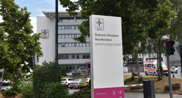 Frontbereich des Diakonie Klinikum Neunkirchen gGmbH