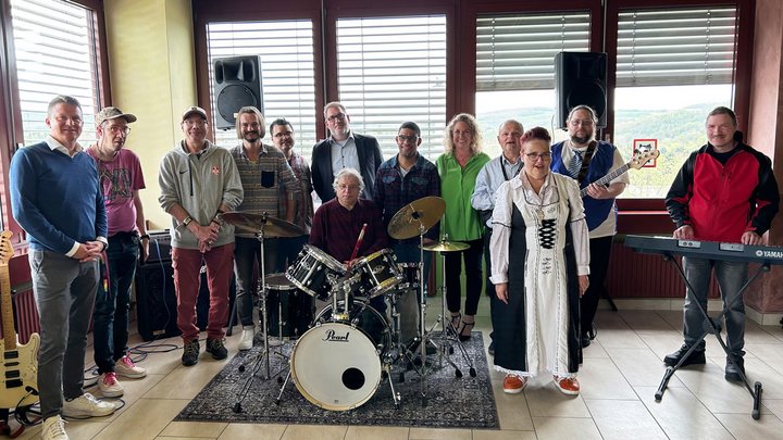 Die Band "Die Boneshakers" vom Bodelschwingh Zentrum der Stiftung kreuznacher diakonie in Meisenheim