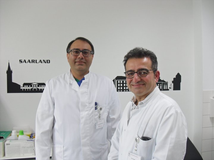 Chefarzt Seeid und Oberarzt Dr. Qurishi